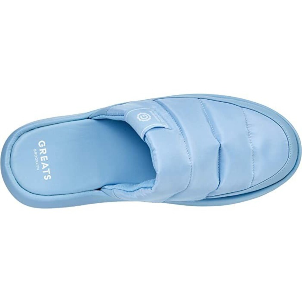 Greats Foster Mules Women's Us 9 Blue Quilted Round Toe Slip On Slippers Jobb529 — image 6 of 8
